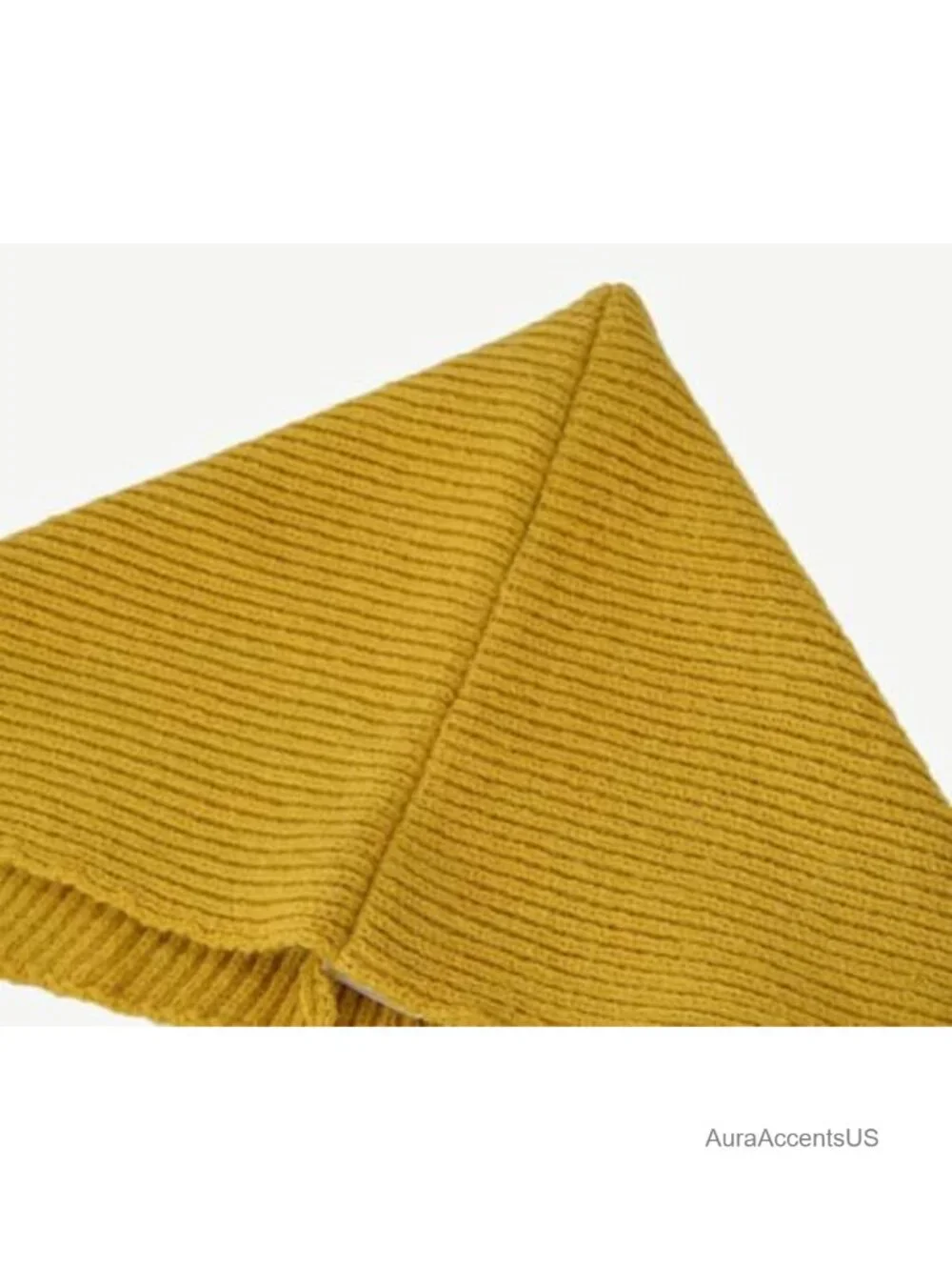 100% Acrylic Knitted Hooded Scarf and Hat Set for Women Winter Warm Long Scarf